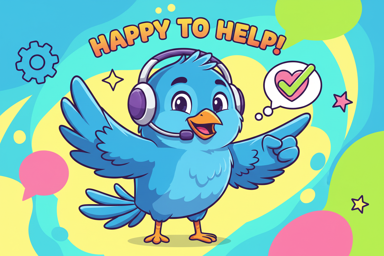 animerad kund support